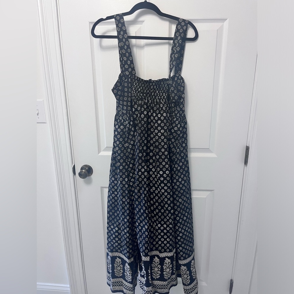 J Crew Squareneck Midi Dress in Block Print - Picture 10 of 12